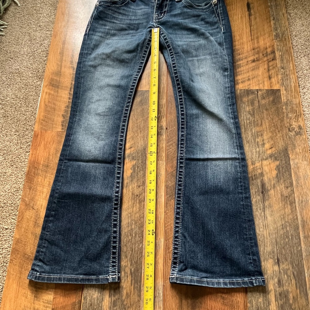 Miss Me Boot Cut Jeans with Embellished Cross Design - Picture 8 of 8